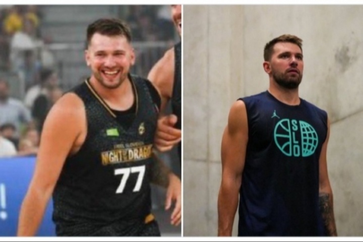 这有瘦28斤吗？美媒对比东契奇一年前与当下照片：他准备好了！