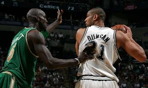 蒂格谈历史前5大前：邓肯、KG、德克、字母哥、马龙&巴克利