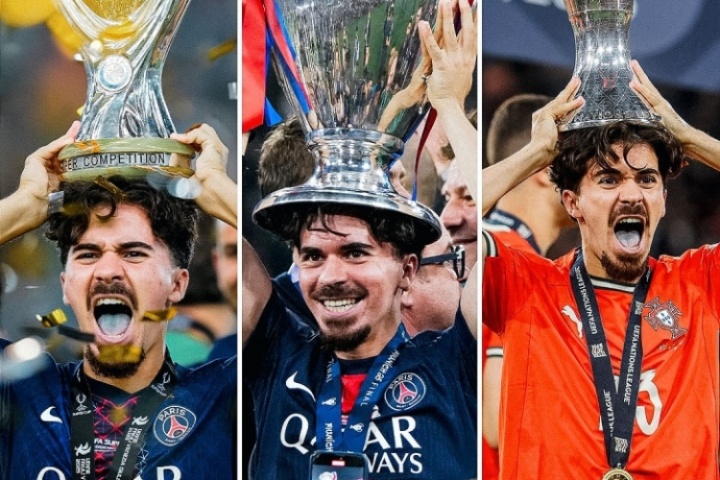 球队真核&1年6冠！罗马诺发问：你会把维蒂尼亚排在金球第几？