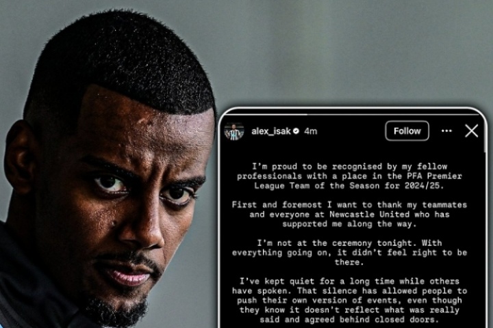 态度坚决😡英媒：纽卡对伊萨克声明很愤怒，无意与利物浦谈转会