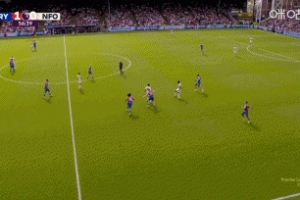 森林1-1水晶宫！森林后场长传，奥多伊右路半单刀破门扳平比分