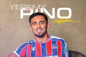 官方：水晶宫签下黄潜22岁边锋皮诺 据悉转会费3000万欧+浮动