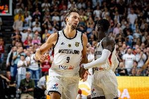 火力全开！德国本场投篮命中率52% 小组赛三战得分均超105分