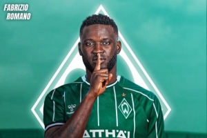 不莱梅总监：在决定租借博尼法斯前，我们对他进行了仔细的体检