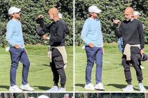 【走到哪教到哪】连打高尔夫的人都逃不过瓜帅的“指导” 😂