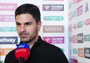 阿尔特塔：恩瓦内里很自信，马杜埃凯充满勇气不会被困难打倒