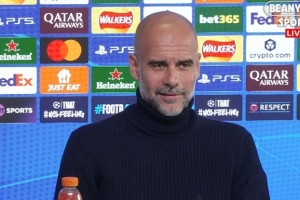 瓜帅：显然我们不是欧冠夺冠热门 明天赛后会和德布劳内聚聚