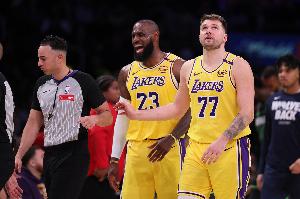 沃西：詹姆斯东契奇合作半个赛季就打到西部第三 我看好湖人前景