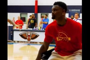 鹈鹕训练营首日 锡安像是在飞&敏捷性大幅度提升 普尔卢尼亮相