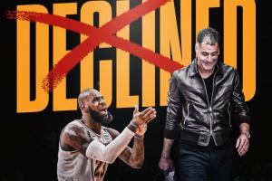 美记：詹姆斯想跟湖人提前续约 但湖人对此没有兴趣