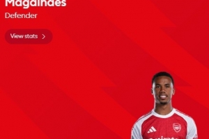 攻防俱佳，头球制胜！官方：加布里埃尔当选2-1纽卡全场最佳球员