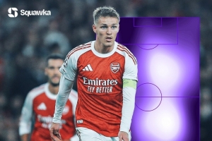 表现出色！厄德高此役触球、创造机会、传中等多项数据全场居首