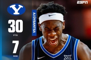 30分7板3助3抢断！明年状元大热AJ-迪班萨热身赛首秀贡献全能数据