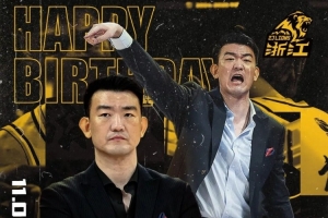 冠军教头！祝广厦男篮主教练王博43岁生日快乐！🎂🎂