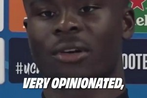 萨卡：不想说姆巴佩&小熊比我高一级别，因为我不这么想