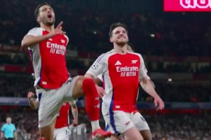 帅！阿森纳官方晒赖斯梅里诺3次庆祝视频：向外界的声明！