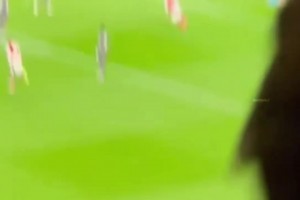 阿森纳球迷对赖斯对阵皇马的任意球进球疯狂反应！