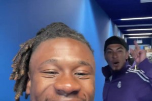 是谁抢了进球功臣的戏啊😯卡马文加：欧冠我们会为逆转而战