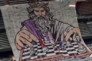 阿森纳颤抖了吗？皇马明日欧冠战阿森纳，主场巨型TIFO泄露🔥