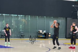 布朗尼投篮训练连中三分，季后赛有机会上场吗？