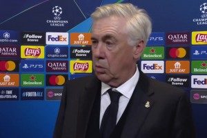 安切洛蒂坦诚评价失利：没有任何借口，这两场比赛他们都比我们强