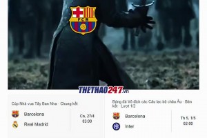 网友整活：巴萨球迷即将面对的是国米皇马“联军”😱