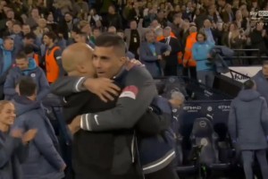 争五大战绝杀抢分！瓜帅和罗德里赛后激情拥抱
