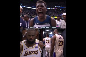 气势两极化了！3-1后，华子怒吼庆祝，东詹黯然离场