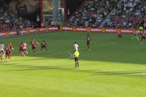 来一脚！萨利巴为阿森纳打进的第一粒进球