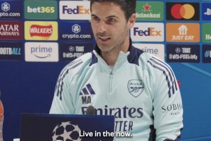 重大宣言！阿尔特塔：我们很幸运走到这一步，踏上球场时将释放全部身心！