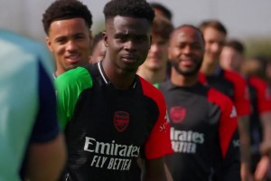 阿森纳官推晒训练视频：我们准备好了