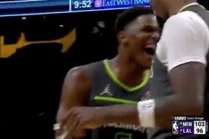 4-1绅士横扫湖人！爱德华兹最后时刻和里德激动庆祝！