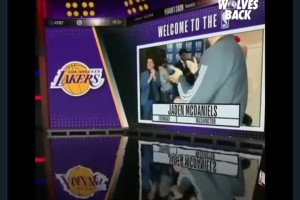 虾仁猪心🤕森林狼官推晒麦丹当年被选中视频：谢谢你，湖人！