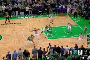 终极大闸！⛓️大桥最后时刻摁帽塔图姆，再次上演防守绝杀！💥