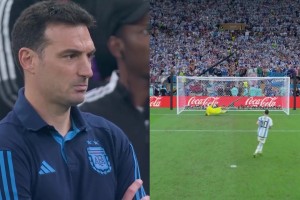 这是什么心理素质！世界杯决赛点球大战，斯卡洛尼全程平淡应对