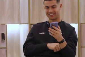 WHOOP智能手环测出C罗的生物年龄为28.9岁！C罗十分震惊和开心