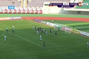 打破僵局！西海岸刘浪舟势大力沉头球破门，延边门神守不住啦🫠