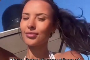 偶像亨利啊！维蒂尼亚跑到欧冠主持台贴贴亨利，在耳边低语🤣