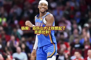 杨毅：现在亚历山大那个突破让我想起了吉诺比利 灵蛇出洞的劲儿