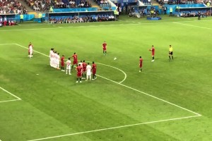 7年前的球迷现场实拍🔥C罗任意球攻破西班牙大门