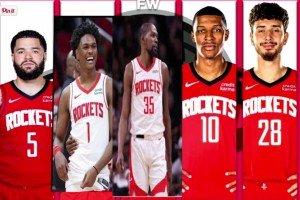范乔丹+阿门+杜兰特+小贾+申京！火箭新赛季这首发什么水平？