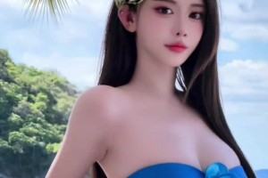 身材太顶了！美女詹密周麟嘉海边游玩：大大方方的魅力最迷人