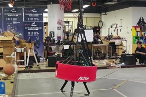 日本发明了投篮机器人，来看看东北大学的扣篮机器人🤣