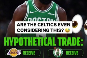 赚了吗？美媒模拟：湖人送出里夫斯+八村+DFS换来杰伦-布朗！