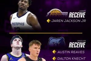 有说法？美媒给出方案：湖人得到JJJ，里夫斯+小克去灰熊