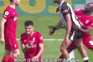 当迪亚斯被纽卡恶人乔林顿欺负，若塔帮他出头还拿了黄牌