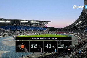 32度啊☀️！东亚杯韩国vs中国香港比赛，在炎热天气下进行