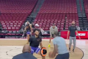 新球队首练！杰伦-格林和狄龙在太阳队的训练~