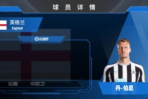 丹-伯恩球员集锦：正面防守能力出色 头球解围能力极强的后卫