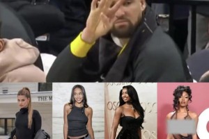 张子宇单独在篮下热身，其实手上的活很不错了